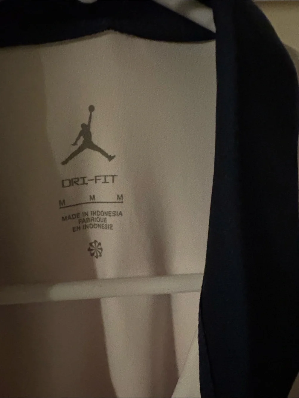 Jordan White UNC Polo with Light Blue Argyle Chest and Navy Trim